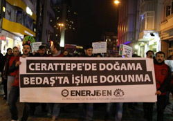 BEDAŞ işçilerinden yürüyüş