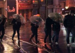 İstanbul'da etkili sağanak yağış