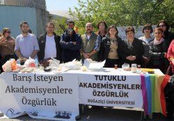 Özgürlük Nöbeti eylemine destek ziyareti