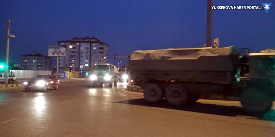 Sınır hattına sevkiyat sürüyor
