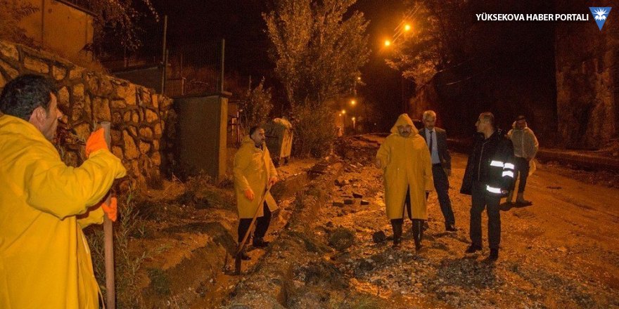 Bitlis’te sağanak yağış etkili oldu