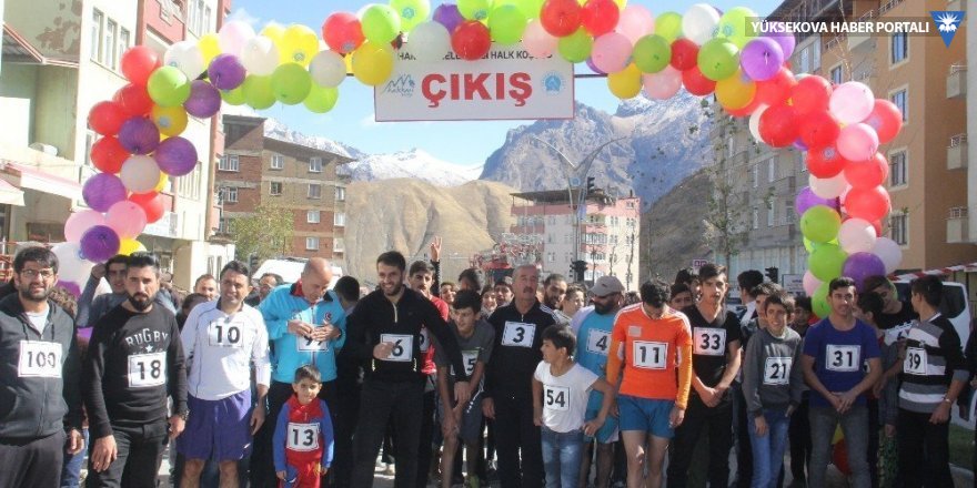Hakkari'de 'Halk Koşusu' düzenlendi