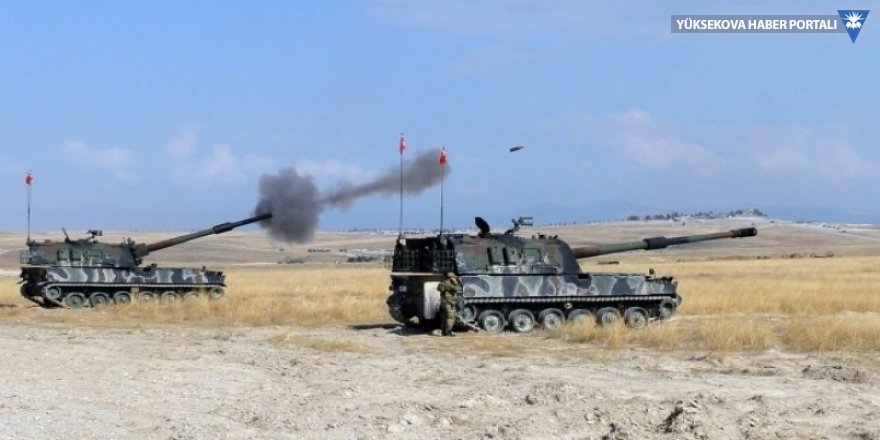 TSK'den Fırat'ın doğusuna top atışı