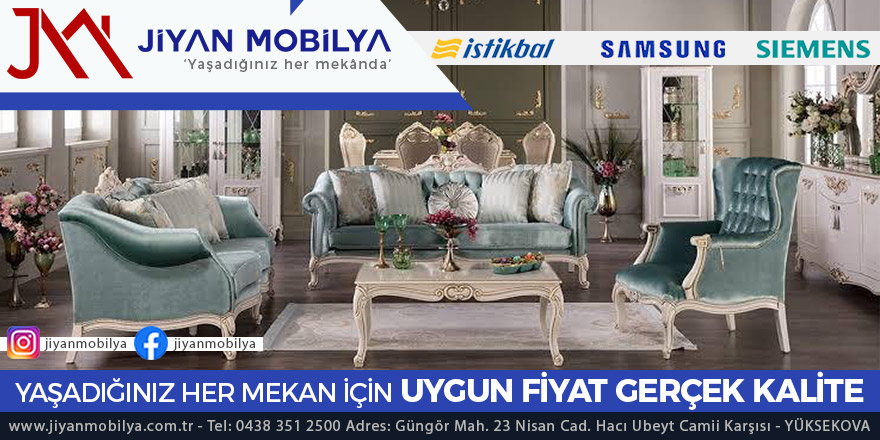 Jiyan Mobilya, yaşadığınız her mekanda