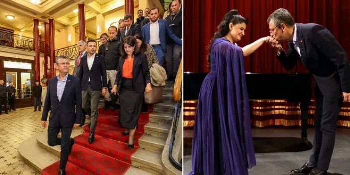 Özgür Özel ünlü Kürt soprano Pervîn Chakar'ın dinletisine katıldı