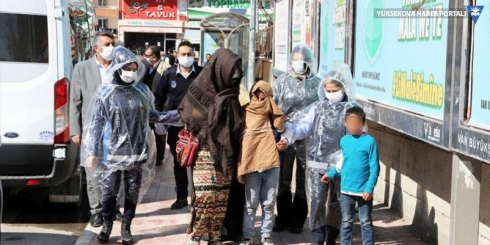 Van'da market denetimi ve dilenci operasyonu