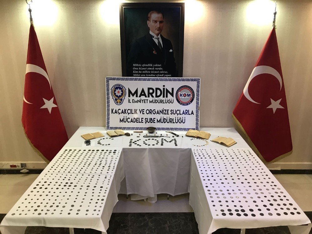 Mardin’ de tarihi eser kaçakçısı yakalandı