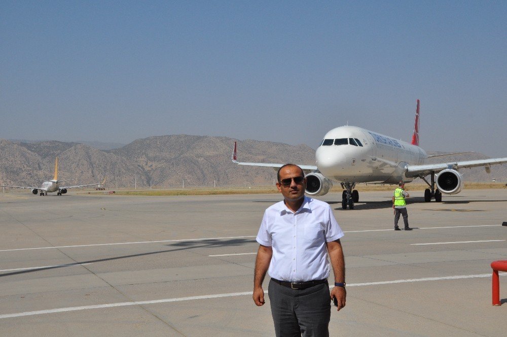 Şırnak’ta 34 bin 73 kişi uçakla yolculuk yaptı
