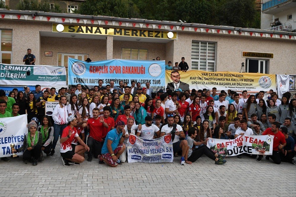 Van Çatak’taki rafting Türkiye şampiyonası sona erdi