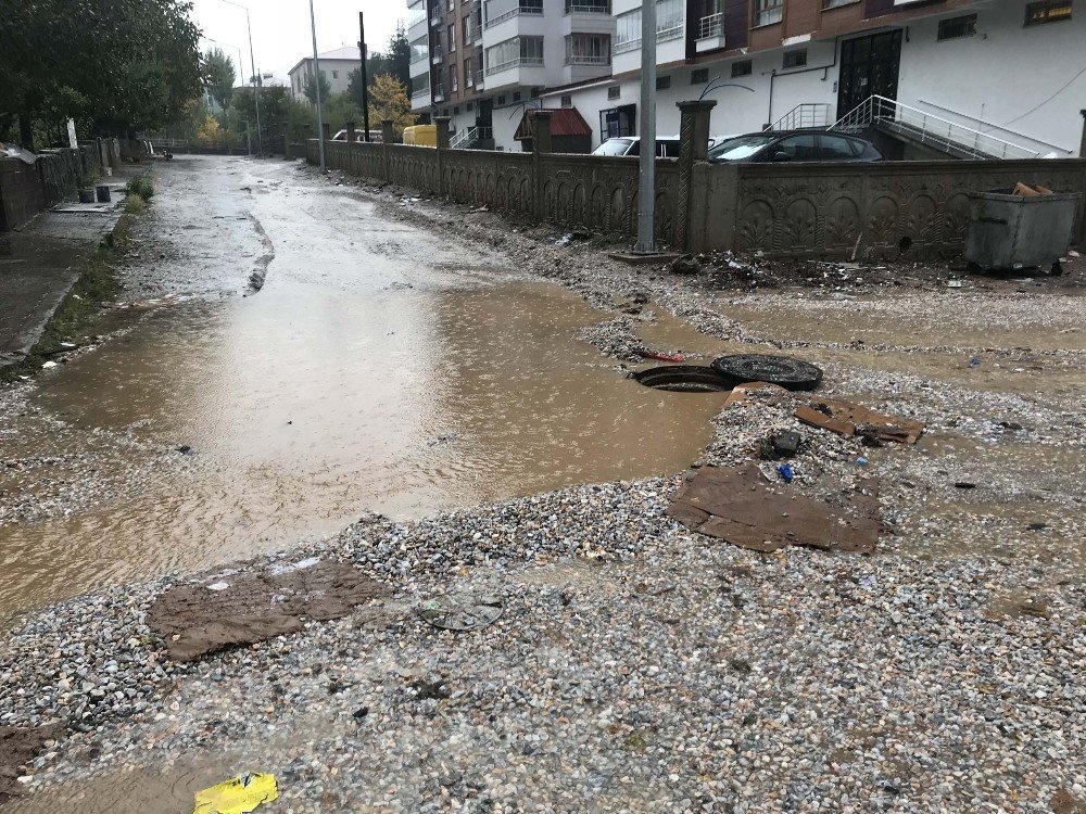 Bitlis’te sağanak yağış etkili oldu