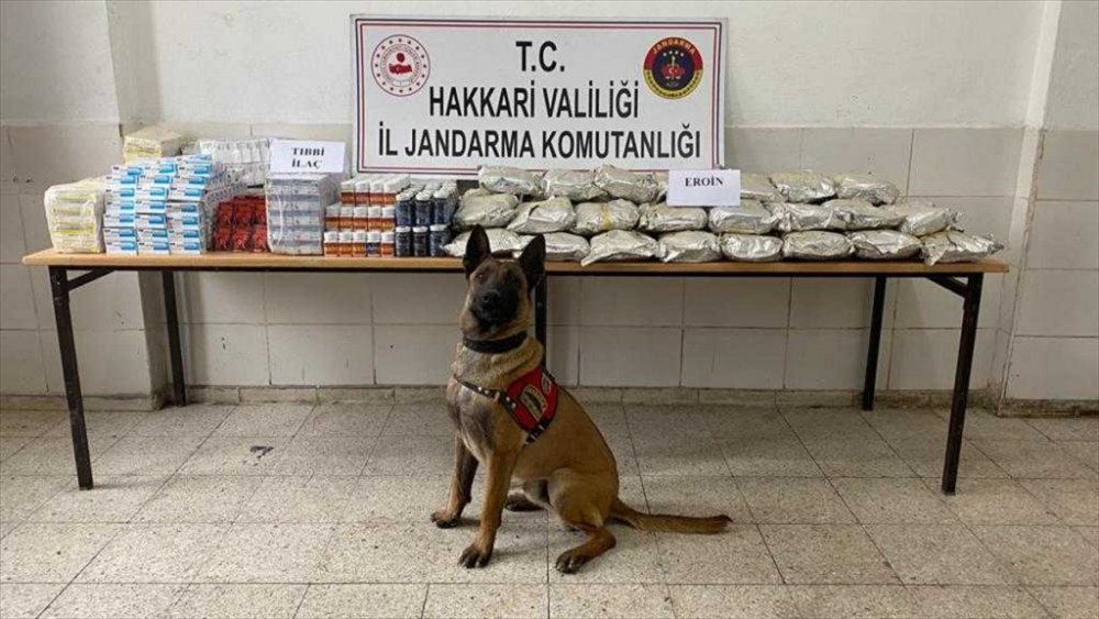 Yüksekova'da 158 kilogram uyuşturucu ele geçirildi