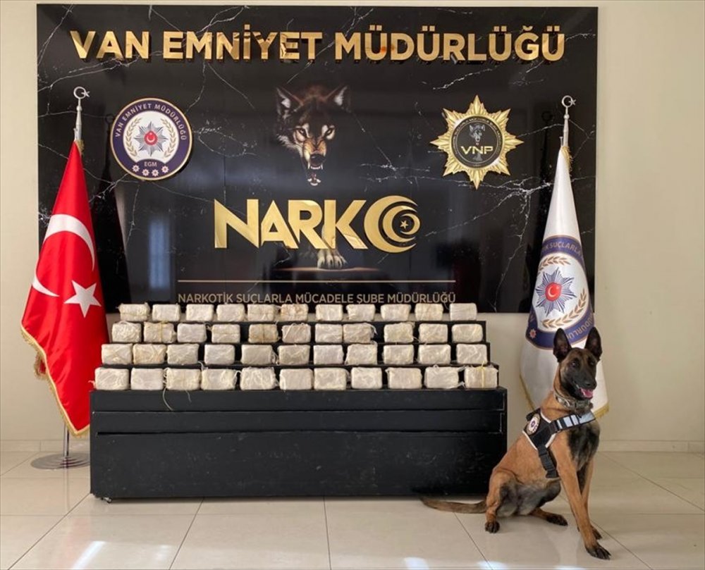 Van'da 22 kilo 950 gram eroin ele geçirildi