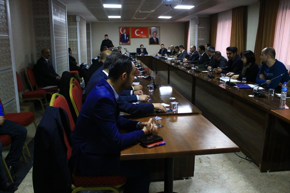 Hakkari'de "İl Risk Azaltma Planı Toplantısı" yapıldı