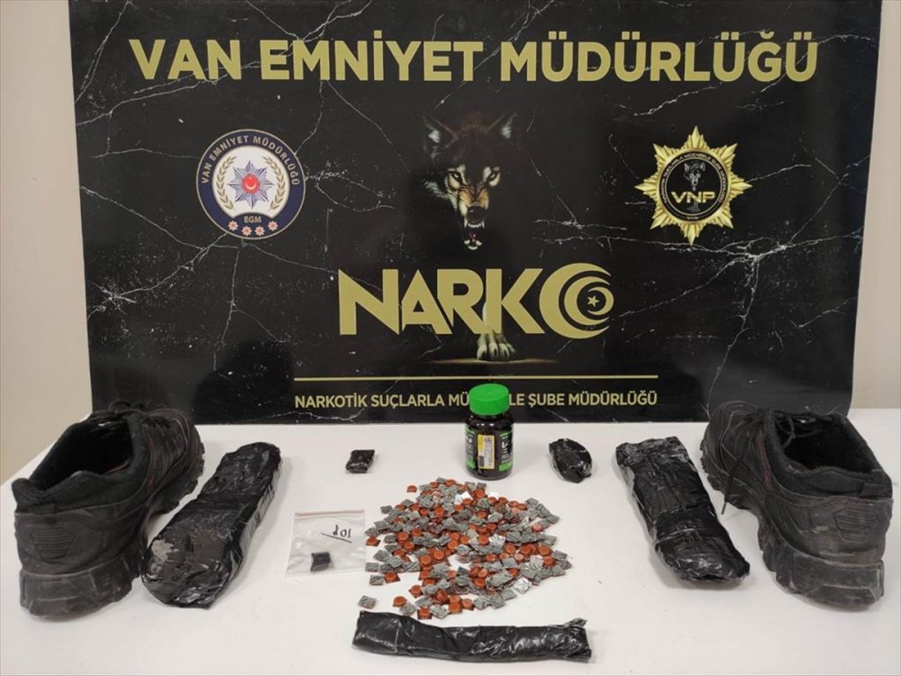 Van'da geçen hafta 208 kilo 866 gram uyuşturucu ele geçirildi