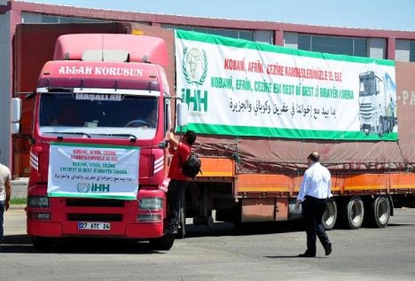 İhh, İlk Kez Rojava'ya Yardım Gönderdi