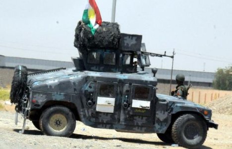 Irak Ordusunun terk ettiği Zırhlı Araçlar Erbil'e Getiriliyor