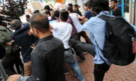 Tokat'ta, Lice Protestocularına Linç Girişimi